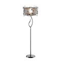 Ore Furniture 62 in. Silver Crystal Floor Lamp K-5121F